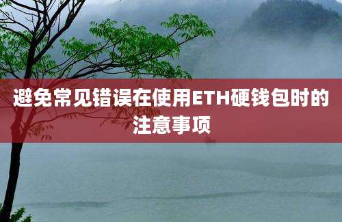 避免常见错误在使用ETH硬钱包时的注意事项