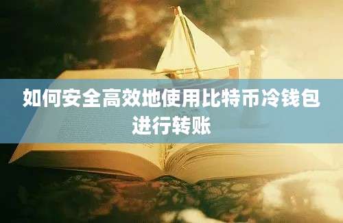 如何安全高效地使用比特币冷钱包进行转账