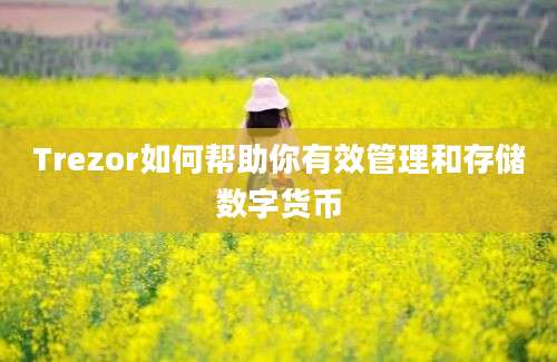 Trezor如何帮助你有效管理和存储数字货币