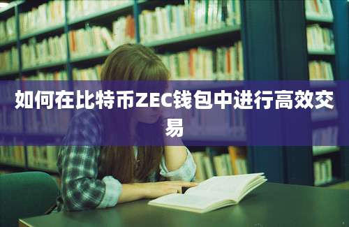 如何在比特币ZEC钱包中进行高效交易