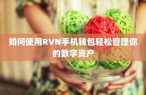 如何使用RVN手机钱包轻松管理你的数字资产