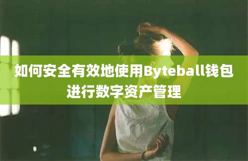 如何安全有效地使用Byteball钱包进行数字资产管理