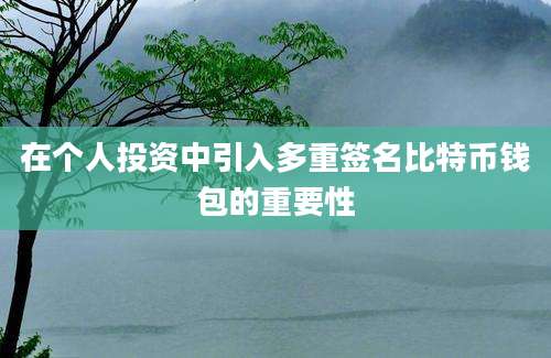 在个人投资中引入多重签名比特币钱包的重要性