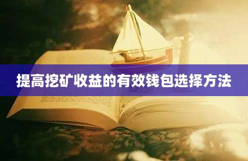 提高挖矿收益的有效钱包选择方法