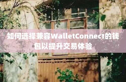 如何选择兼容WalletConnect的钱包以提升交易体验