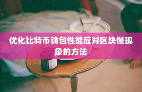 优化比特币钱包性能应对区块慢现象的方法