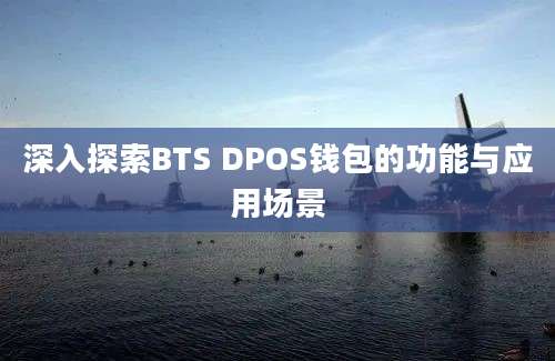 深入探索BTS DPOS钱包的功能与应用场景